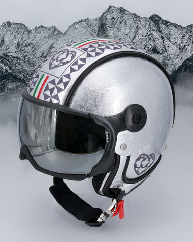 Casco da sci - HMR Foglia argento - taglia S