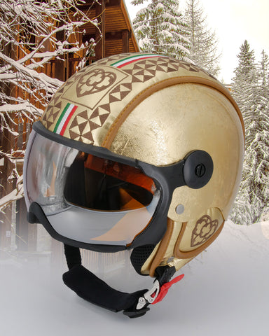 Casco da sci - HMR Foglia oro - taglia S