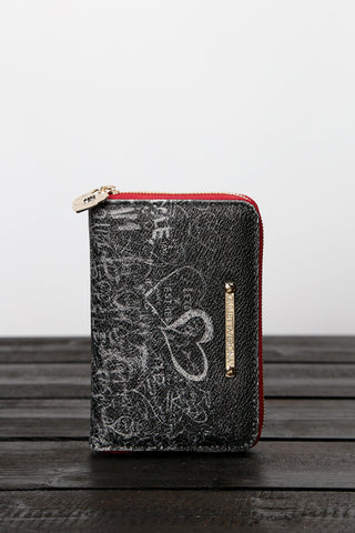 Portafoglio medio - Graffito nero
