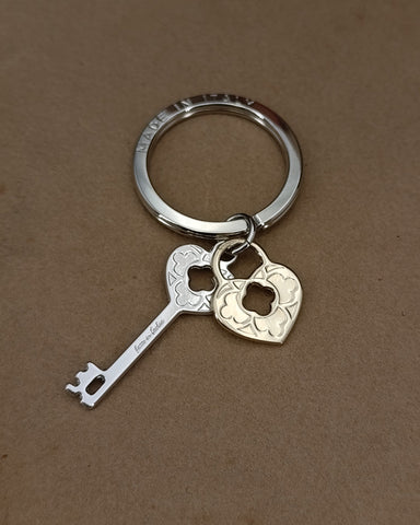 Portachiavi doppio in bronzo