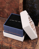 Bracciale base in acciaio e perline nere- Cuore