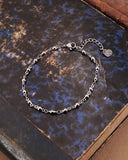 Bracciale base in acciaio stile rosario - Cuore