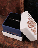 Bracciale base in acciaio stile rosario - Fiore gotico