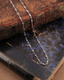 Collana base in acciaio stile rosario - Cuore