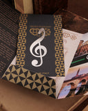 Segnalibro in acciaio - Chiave di Violino