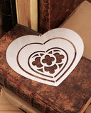 Segnalibro in acciaio - Cuore grande