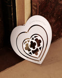 Segnalibro in acciaio - Cuore grande