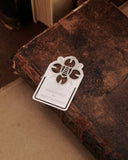 Segnalibro in acciaio - Fiore Scudo