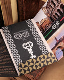 Segnalibro in acciaio - Chiave cuore