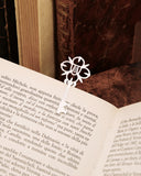 Segnalibro in acciaio - Chiave fiore scudo