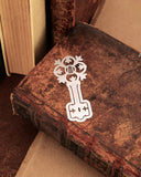 Segnalibro in acciaio - Chiave fiore gotico