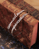 Bracciale doppio in acciaio - Ama il tuo peccato