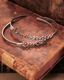 Bracciale doppio in acciaio - Il mio cuore è tuo