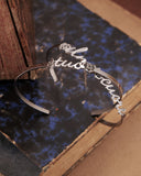 Bracciale doppio in acciaio - Il mio cuore è tuo