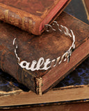 Bracciale rigido in acciaio - Ama il tuo peccato