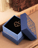 Charm cuore piccolo - Bronzo oro antico