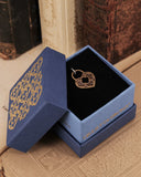 Charm lucchetto cuore mini - Bronzo oro antico