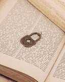 Charm lucchetto - Bronzo oro antico