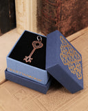 Charm chiave mini - Bronzo rosa antico