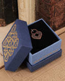 Charm lucchetto cuore mini - Bronzo rosa antico