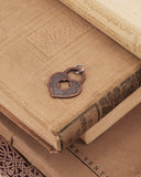 Charm lucchetto cuore - Bronzo rosa antico