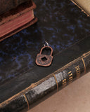 Charm lucchetto mini - Bronzo rosa antico