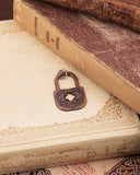 Charm lucchetto - Bronzo rosa antico