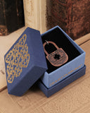 Charm lucchetto - Bronzo rosa antico