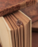 Charm rosone - Bronzo rosa antico