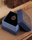 Charm rosone - Bronzo rosa antico
