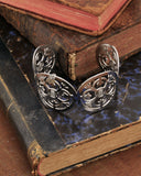 Bracciale rigido modello schiava in acciaio - Fiore gotico