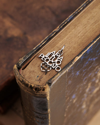 Pendente in acciaio - Ama il tuo peccato