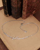 Collana in acciaio Ama Follemente - Cuore