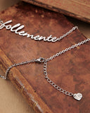 Collana in acciaio Ama Follemente - Cuore