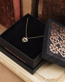 Collana argento con pendente cuore in Zirconi - Oro