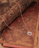 Collana argento con pendente cuore in Zirconi - Rosa