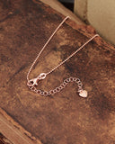 Collana argento con pendente cuore in Zirconi - Rosa