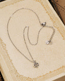 Collana girocollo in acciaio con micro pendente Cuore