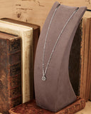 Collana girocollo in acciaio con micro pendente Fiore gotico