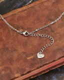 Collana corta con sfere in acciaio - Cuore