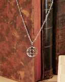 Collana corta con sfere in acciaio - Rosone