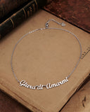 Collana in acciaio Giura di Amarmi