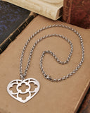 Collana iconica in acciaio - Cuore