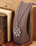 Collana iconica in acciaio - Fiore