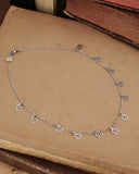 Collana girocollo 12 mini pendenti in acciaio - Cuore