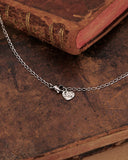 Collana girocollo in acciaio con 6 mini pendenti Cuore e Fiore gotico