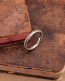 Anello fedina Fiore gotico - Romeo