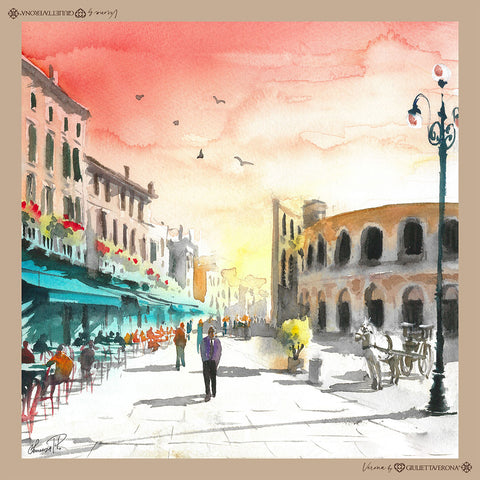 Bandana disegno Piazza Bra