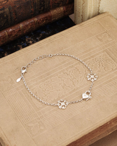 Bracciale Romeo in argento - Bianco