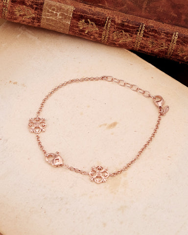 Bracciale Romeo in argento - Rosa